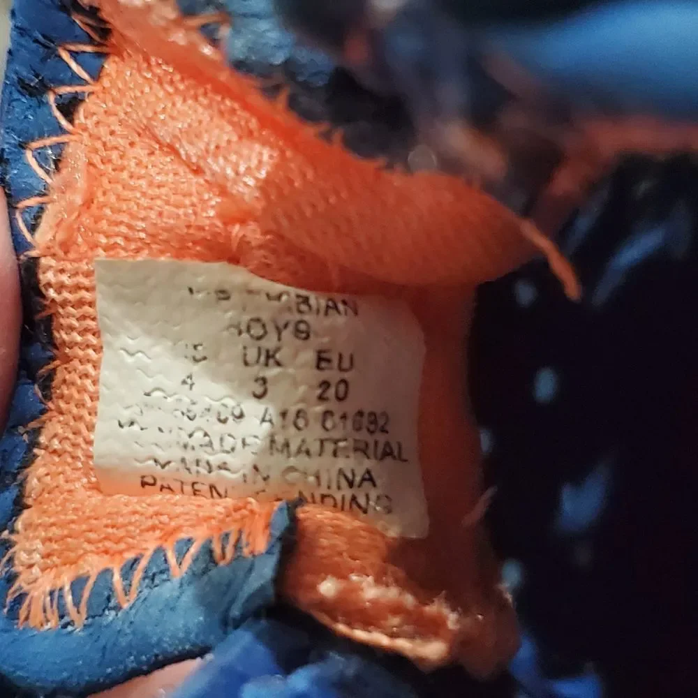 Baby Boys Stride Rite Water Shoes Size 4 Blue and Orange Kids Water Footwear